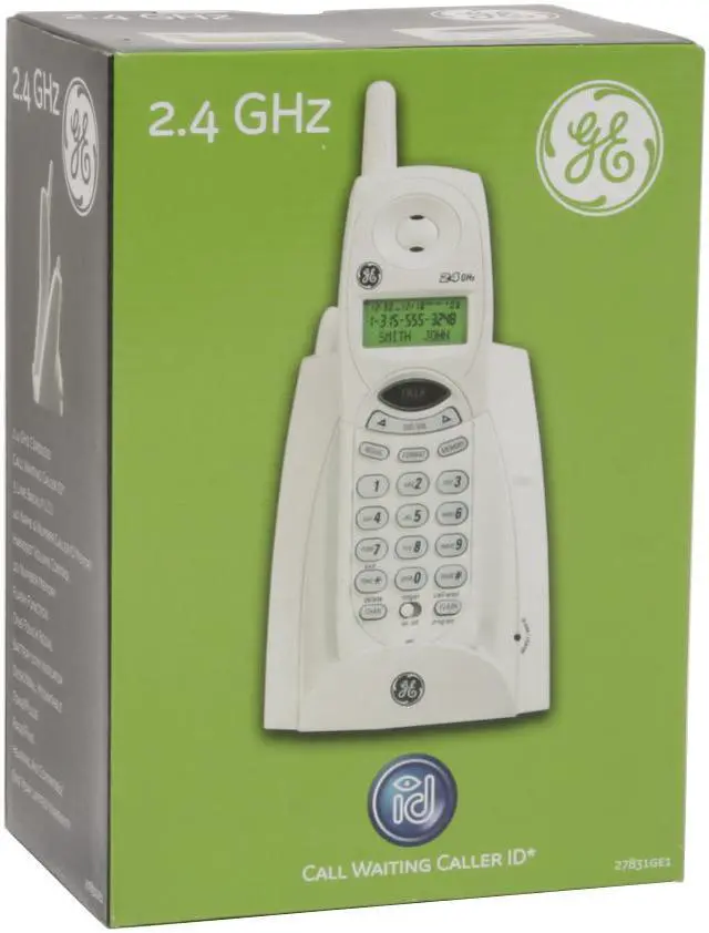 Alt view image 11 of 11 - GE 27831GE1 2.4 GHz Analog 1X Handsets Cordless Phone with Call Waiting Caller ID