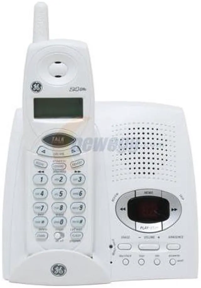 Alt view image 2 of 7 - GE 27851GE1 2.4 GHz 1X Handsets 2.4 GHz Cordless Phone with Answering System with Caller ID Integrated Answering Machine