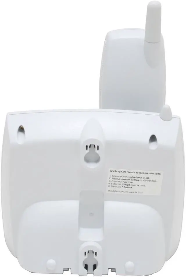 Alt view image 4 of 7 - GE 27851GE1 2.4 GHz 1X Handsets 2.4 GHz Cordless Phone with Answering System with Caller ID Integrated Answering Machine