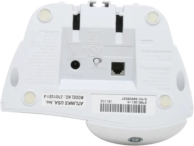 Alt view image 5 of 7 - GE 27851GE1 2.4 GHz 1X Handsets 2.4 GHz Cordless Phone with Answering System with Caller ID Integrated Answering Machine