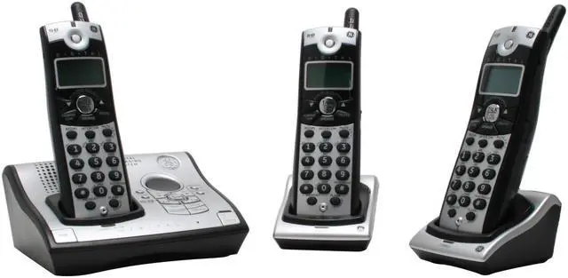 Main image of GE 28031EE3 5.8 GHz Digital FHSS 3X Handsets Cordless Phone Integrated Answering Machine