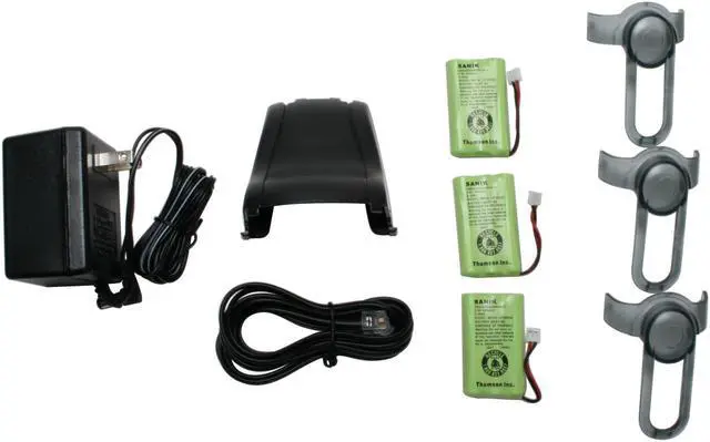 Alt view image 10 of 12 - GE 28031EE3 5.8 GHz Digital FHSS 3X Handsets Cordless Phone Integrated Answering Machine