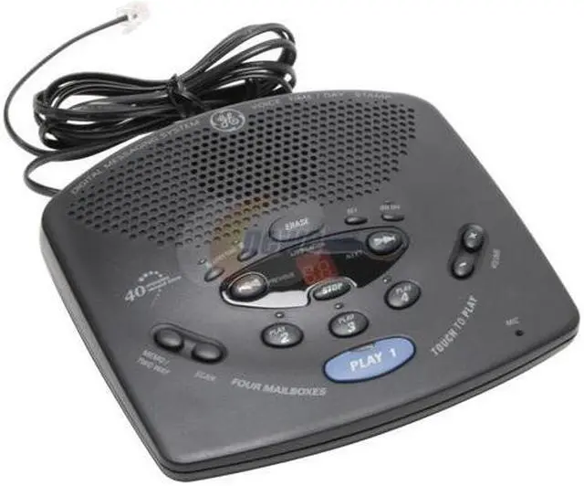 Alt view image 2 of 8 - GE 29869GE2-B Digital Answering Machine