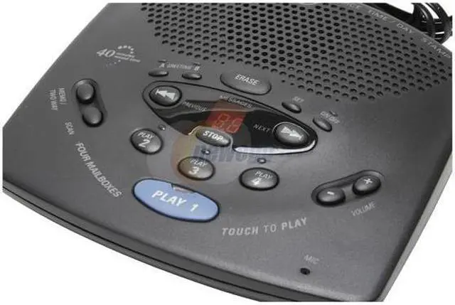 Alt view image 4 of 8 - GE 29869GE2-B Digital Answering Machine