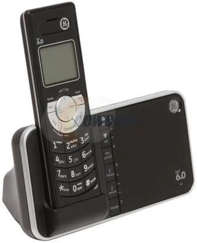 Alt view image 4 of 13 - GE 28118FE1 1.9 GHz Digital DECT 6.0 1X Handsets Cordless Phones Integrated Answering Machine