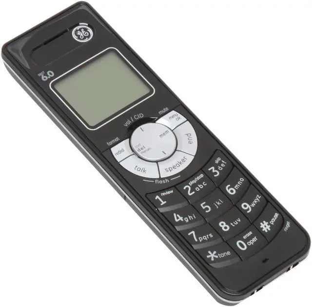 Alt view image 9 of 13 - GE 28118FE1 1.9 GHz Digital DECT 6.0 1X Handsets Cordless Phones Integrated Answering Machine