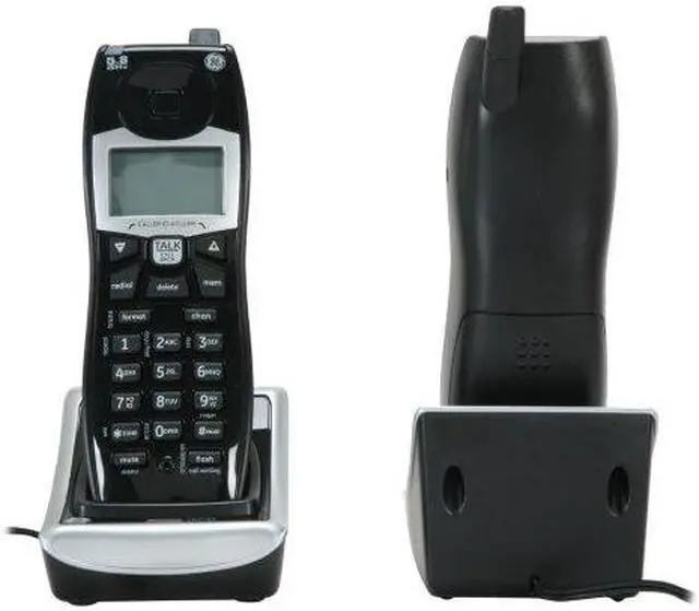 Alt view image 4 of 5 - GE 25942EE3 5.8 GHz Analog 3X Handsets Edge Cordless Phones Integrated Answering Machine