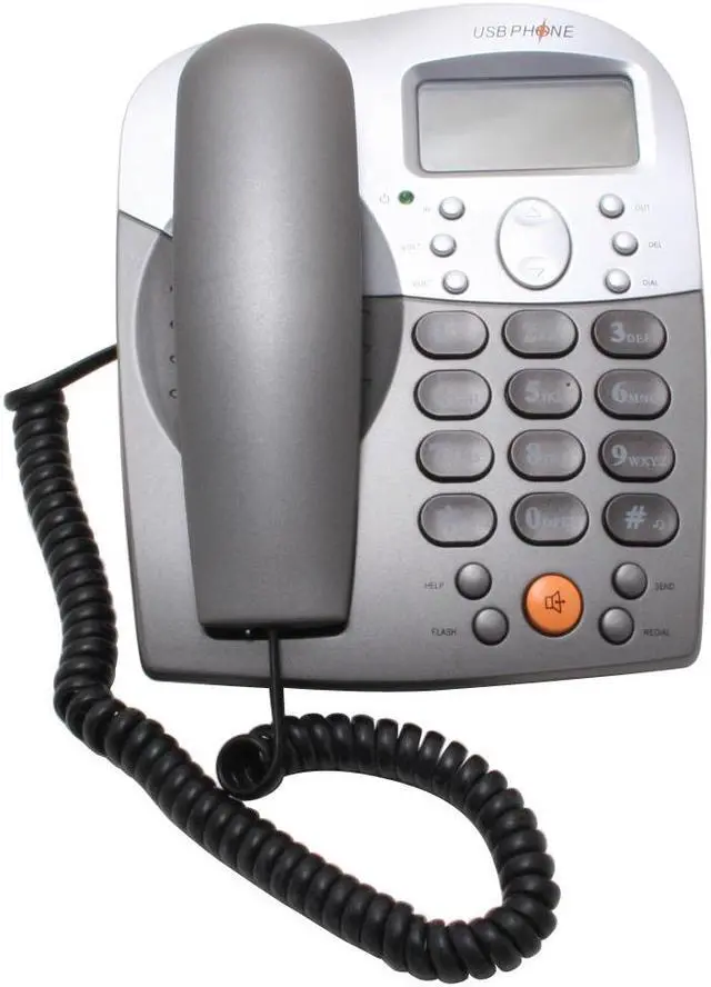 Alt view image 2 of 6 - Koutech IO-VOIP131 VoIP USB Desktop Phone