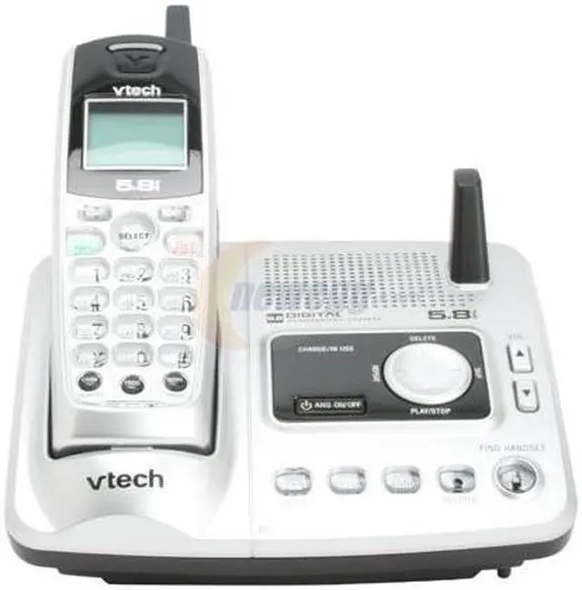 Alt view image 2 of 15 - Vtech VT5878 5.8 GHz 3X Handsets Cordless Phone Integrated Answering Machine