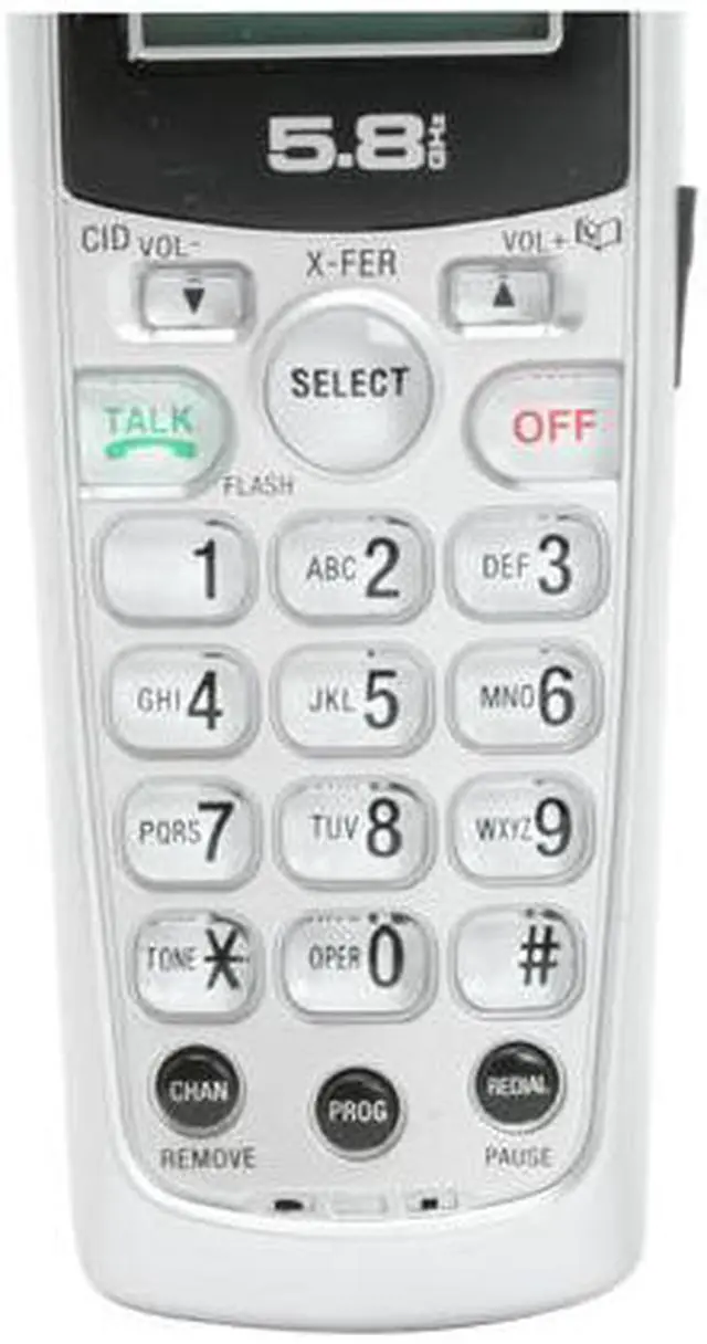 Alt view image 12 of 15 - Vtech VT5878 5.8 GHz 3X Handsets Cordless Phone Integrated Answering Machine