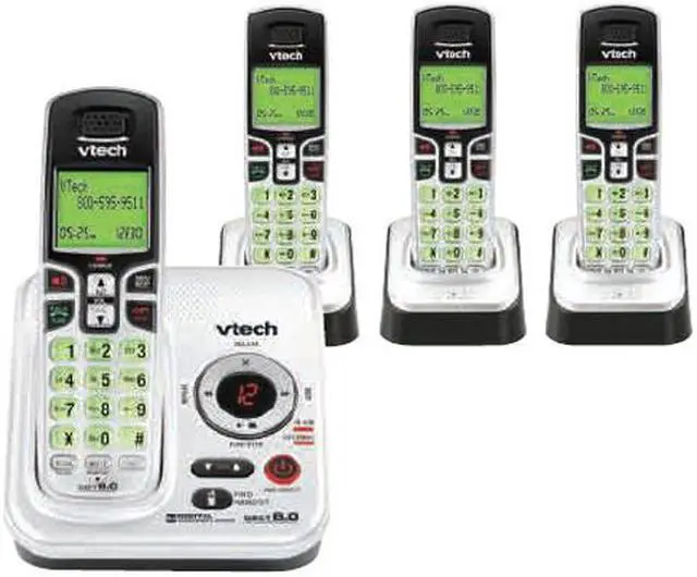 Main image of Vtech CS6229-4 1.9 GHz DECT 6.0 4X Handsets Cordless Phone Integrated Answering Machine