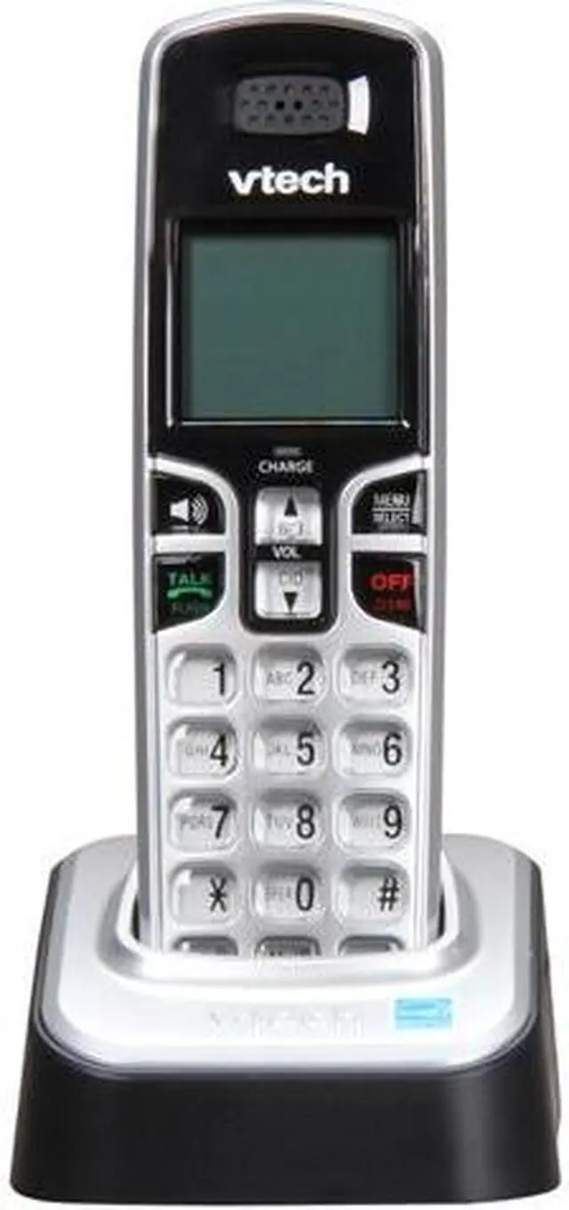 Alt view image 2 of 5 - Vtech CS6209 1.9 GHz DECT 6.0 Cordless Expansion Handset