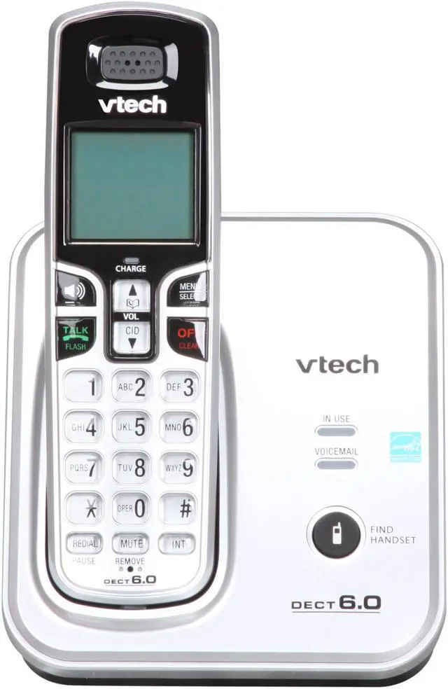 Alt view image 2 of 6 - Vtech CS6219-2 1.9 GHz Digital DECT 6.0 2X Handsets Cordless Phone