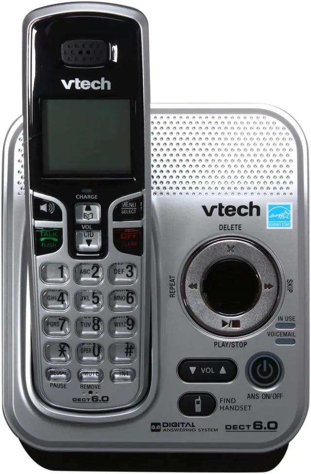 Alt view image 2 of 8 - Vtech CS6229-2 1.9 GHz Digital DECT 6.0 2X Handsets Cordless Phone Integrated Answering Machine