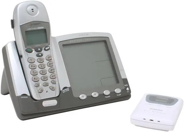 Alt view image 2 of 14 - OREGON SCIENTIFIC WW338 2.4 GHz Digital 1X Handsets Cordless Phone