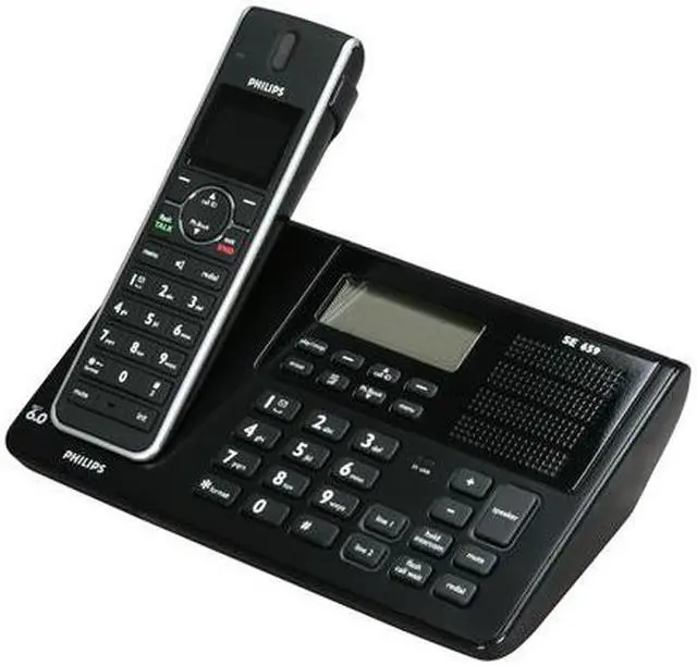 Main image of PHILIPS SE6591B/17 1.9 GHz DECT 6.0 1X Handsets Cordless Phone Integrated Answering Machine
