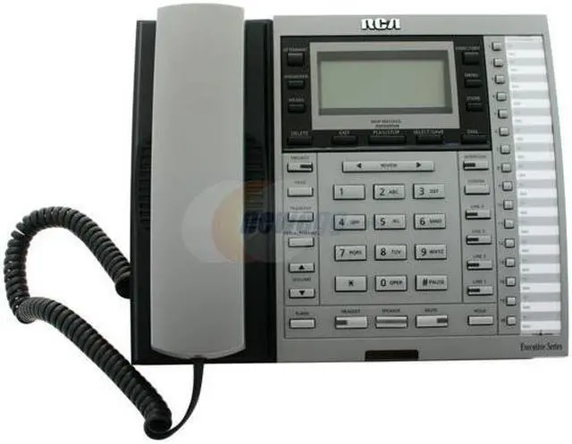 Alt view image 3 of 8 - RCA 25415RE3-A 4-line Operation Corded Phone Integrated Answering Machine