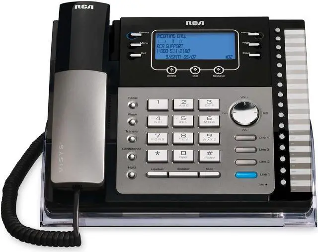 Main image of RCA 25424RE1 4-line Operation 4-Line Small Business System Desk Phone with Caller ID