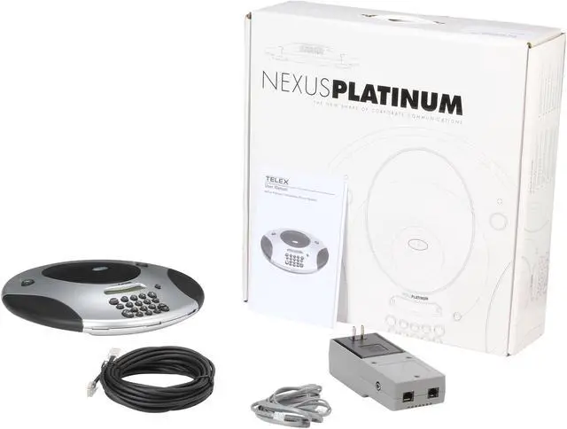 Alt view image 6 of 6 - Telex 301275000 Nexus Platinum-Conference Phone with Caller ID/Call Waiting