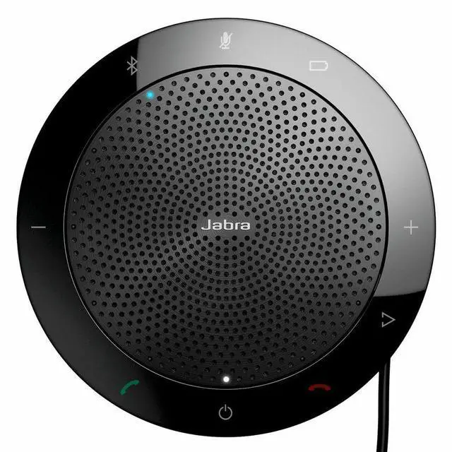 Main image of Jabra Speak 510 MS Speakerphone - Wired/Wireless Bluetooth - Skype for Business, Cisco, Avaya - 4 Meeting Persons Capacity - Omni-directional Microphone(s) - Black - Portable - 7510-109-01