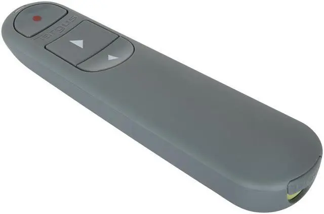Alt view image 5 of 8 - Targus Control Plus Dual Mode Antimicrobial Presenter with Laser - Laser - Wireless - Bluetooth - 2.40 GHz - Gray - USB - AMP06704AMGL