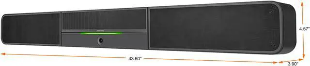 Alt view image 2 of 2 - Crestron UC-SB1-CAM (6511281) UC Video Conference Smart Soundbar & Camera