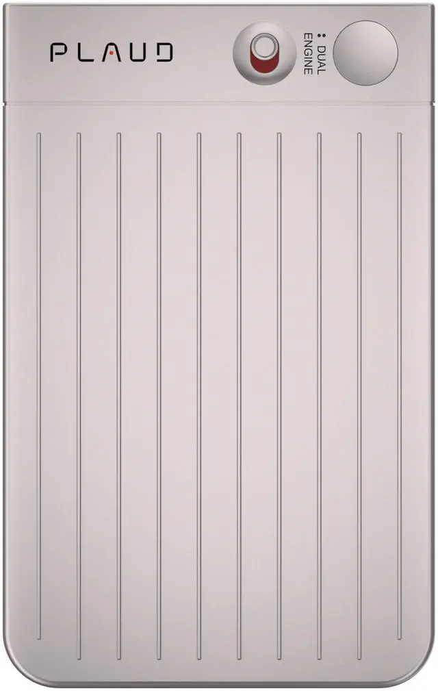 Main image of PLAUD Note AI Voice Recorder (with Black Magnetic Case) AI Transcribe & Summarize, Support 112 Languages, Audio Recorder for Lectures and Meetings, App Control, AI Notetaker - STARLIGHT