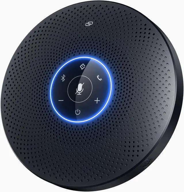 Alt view image 3 of 5 - eMeet OfficeCore M2 Max Dual Way Audio Quality Max Professional Speakerphone - Black  EMM2BM-LD