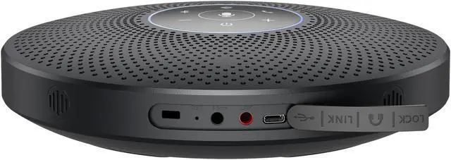 Alt view image 4 of 5 - eMeet OfficeCore M2 Max Dual Way Audio Quality Max Professional Speakerphone - Black  EMM2BM-LD