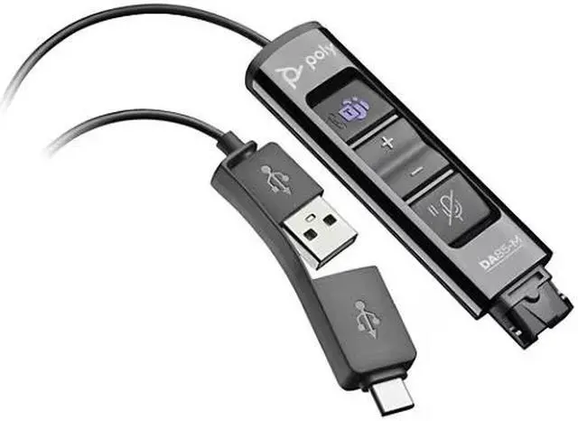 Main image of HP Poly DA85-M  USB to QD Adapter  786C8AA