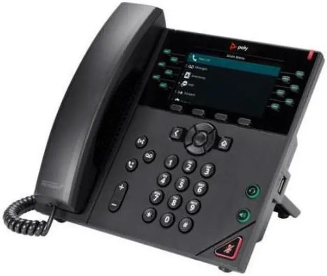 Main image of HP Poly VVX 450 12-Line IP Desk Phone with Power Supply  89B76AA#ABA