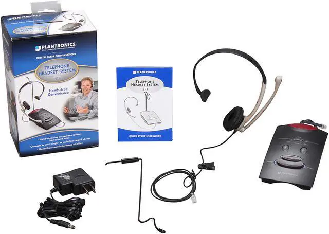 Alt view image 8 of 8 - Plantronics S11 Telephone Headset System (65148-11)