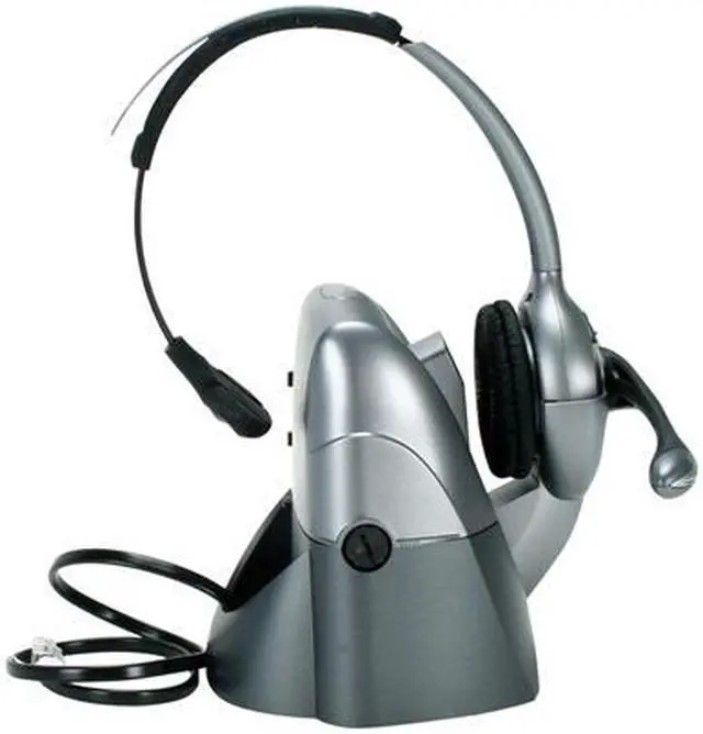 Alt view image 3 of 9 - Plantronics CS351N Monaural SupraPlus Wireless Professional Headset System