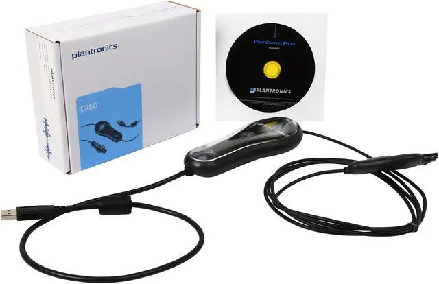 Alt view image 3 of 7 - Plantronics DA60 USB Audio Processor with PerSono Pro 2.0 Software