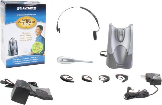 Alt view image 9 of 9 - Plantronics CS50 Wireless Office Headset System with Lifter