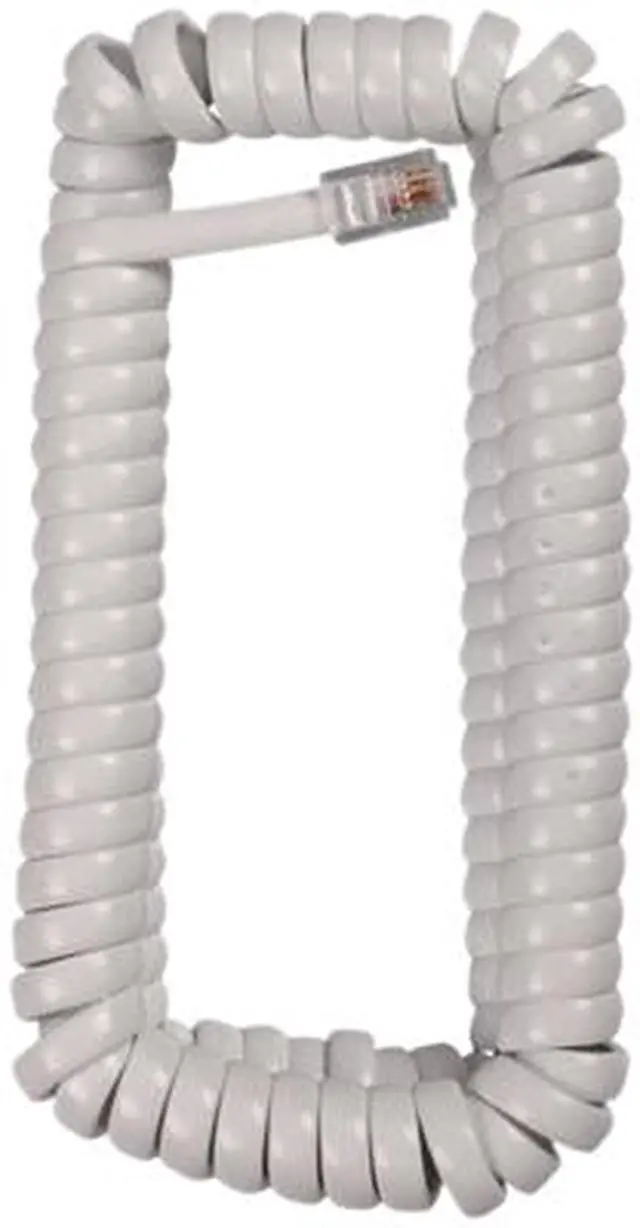 Alt view image 2 of 2 - RCA TP280WN 12 feet handset coil cord in white color