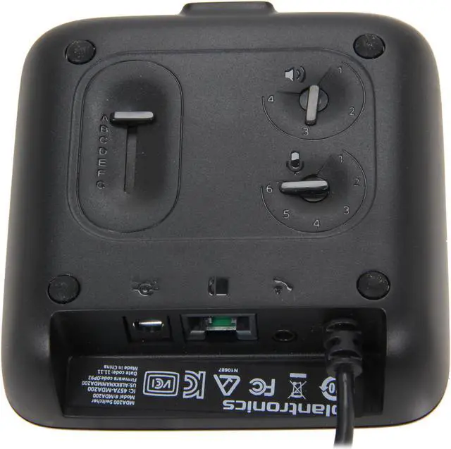 Alt view image 6 of 7 - Plantronics MDA200 Headset Communications Hub, PC USB Switch (83757-01)
