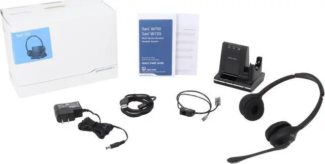Alt view image 9 of 8 - Plantronics Savi W720 Multi-Device Wireless Headset System (83544-01)