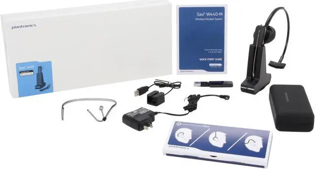 Alt view image 7 of 7 - Plantronics W440-M Savi 400 Series (Convertible (Microsoft))