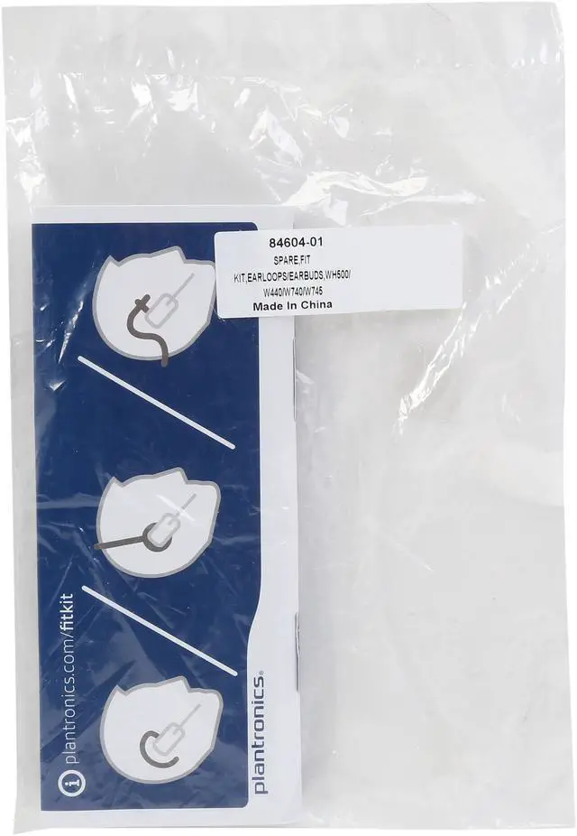 Alt view image 3 of 3 - Plantronics Spare Fit Earloop Kit (84604-01)