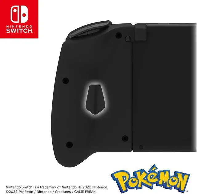 Alt view image 3 of 4 - HORI Nintendo Switch Split Pad Pro Ergonomic Controller for Handheld Mode - Pikachu & Lucario Edition