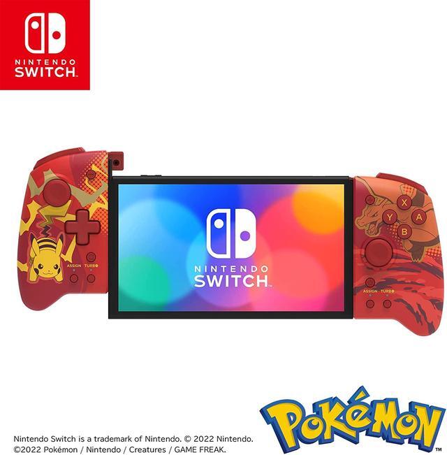 Alt view image 2 of 4 - HORI Nintendo Switch Split Pad Pro Ergonomic Controller for Handheld Mode - Pikachu & Charizard Edition