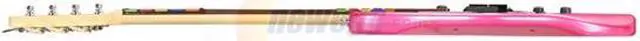Alt view image 4 of 5 - MadCatz Wii Rock Band 3 Wireless Fender Premium Precision Bass Metallic Pink