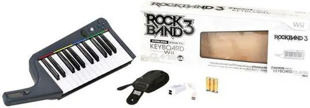 Alt view image 8 of 8 - Mad Catz Rock Band 3 Wireless Keyboard For Wii