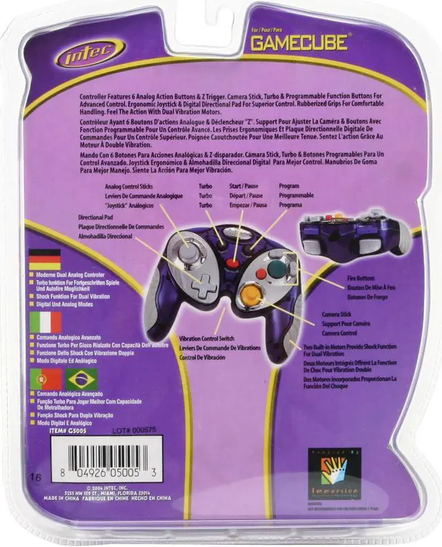 Alt view image 2 of 2 - intec Pro Mini 2 Controller For Gamecube