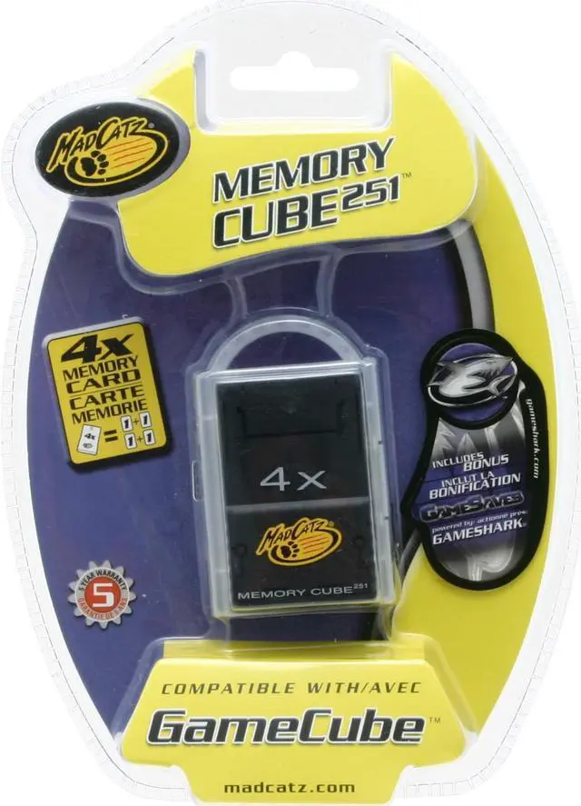 Alt view image 2 of 3 - Mad Catz 4X Memory Card for Gamecube