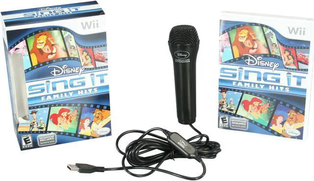 Alt view image 4 of 4 - Disney Sing It: Family Hits Bundle Wii Game