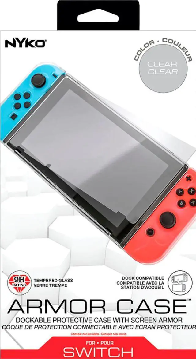 Alt view image 3 of 3 - Nyko 87257  Thin Case and Screen Armor for Nintendo Switch
