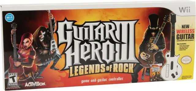 Alt view image 20 of 20 - Guitar Hero III Legends of Rock w/Guitar Wii Game