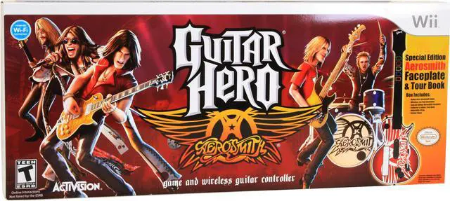 Alt view image 18 of 18 - Guitar Hero Aerosmith Bundle Wii Game